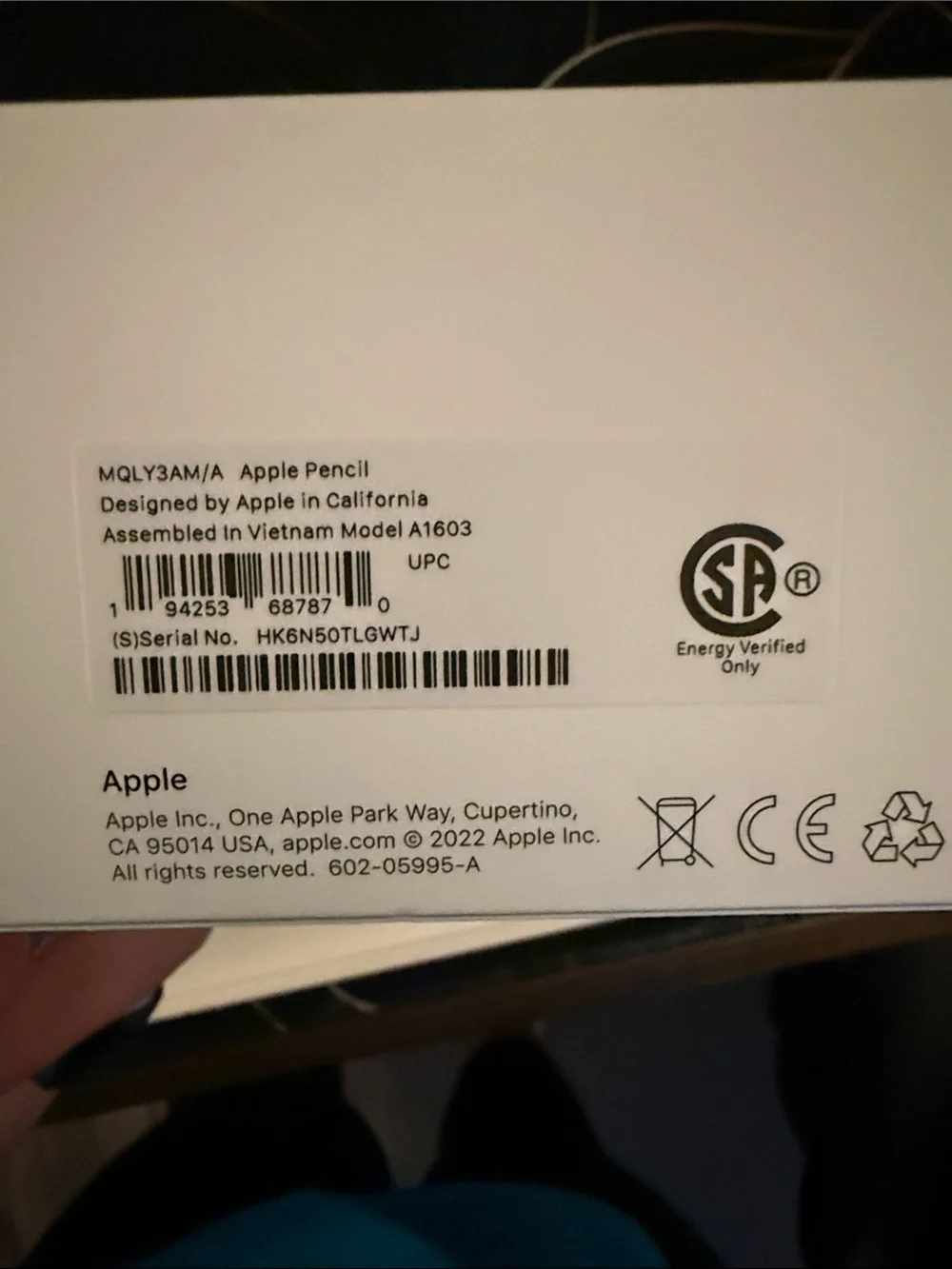 Apple Pencil 1st Generation
